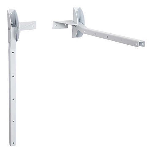 Sauvic Blanco TENDEDERO DE Pared ABATIBLE, Hierro, 54x14.5x14 cm