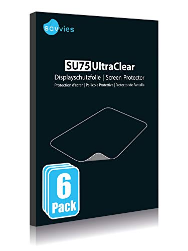 savvies Protector Pantalla Compatible con Apple iPod Nano 2012 (7a generación) (6 Unidades) Pelicula Ultra Transparente