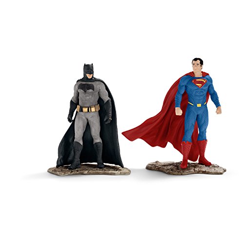 Schleich DC Comics - Set 2 figuras, Batman y Superman