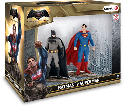 Schleich DC Comics - Set 2 figuras, Batman y Superman