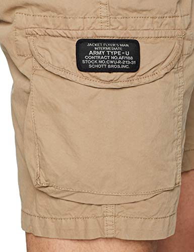 Schott Nyc TR Olimpo 30 short Beige (Army Mastic Arma) 32 (Talla del fabricante: 32) para Hombre