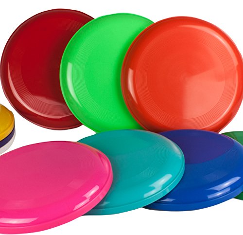 SchwabMarken 5 Frisbee Disc/Frisbees/Disco Volador en Colores Mezclados; ¡No Son Aptos como frisbees para Perros!