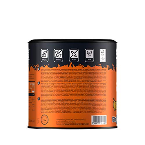 Scitec Gym Energy Boost+ Pre-Workout Powder, mango - 300 g