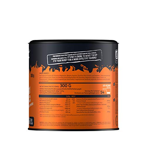 Scitec Gym Energy Boost+ Pre-Workout Powder, mango - 300 g