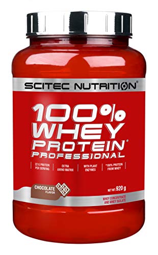 Scitec Nutrition 100% Whey Protein Professional proteína, Chocolate - 920 g