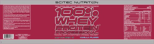 Scitec Nutrition 100% Whey Protein Professional Proteína Vainilla - 920 g