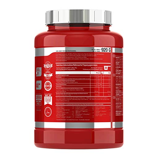 Scitec Nutrition 100% Whey Protein Professional Proteína Vainilla - 920 g