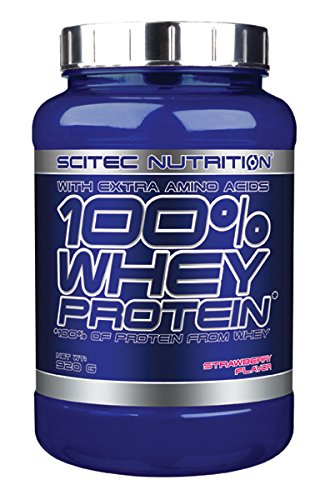 Scitec Nutrition 100% Whey Protein Proteína Fresa - 920 g