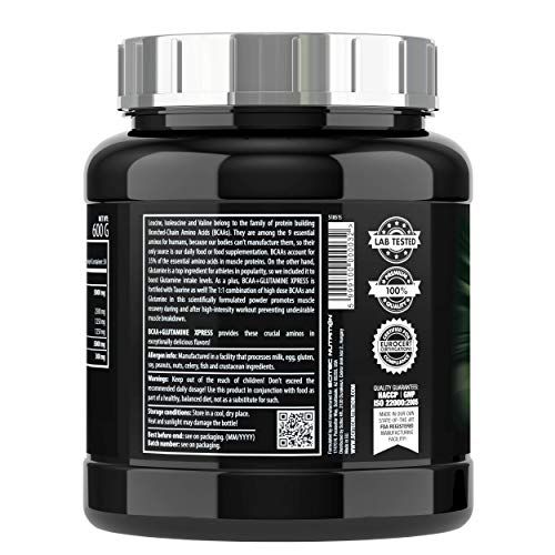 Scitec Nutrition BCAA + Glutamine Xpress Sabor Manzana - 600 gr