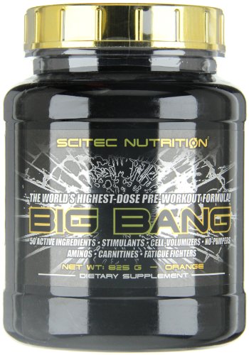 Scitec Nutrition Big Bang 3.0 fórmula pre-entrenamiento naranja 825 gr