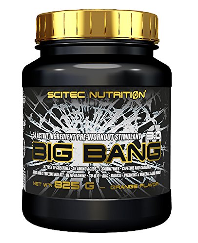 Scitec Nutrition Big Bang 3.0 fórmula pre-entrenamiento naranja 825 gr