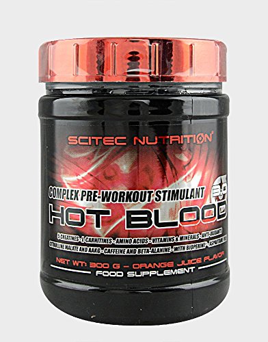 SCITEC Nutrition Hot Blood 3.0-300 gr Ponche Tropical