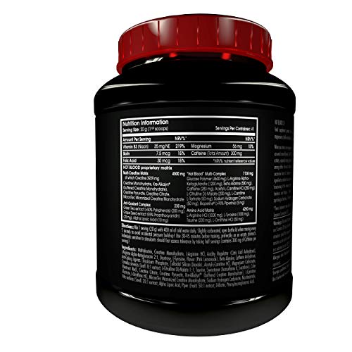 Scitec Nutrition Hot Blood 3.0 Fórmula Pre Entrenamiento Pink Limón - 820 g