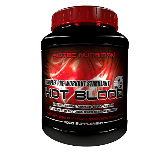 Scitec Nutrition Hot Blood 3.0 Fórmula Pre Entrenamiento Pink Limón - 820 g