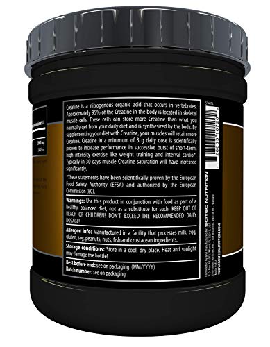 Scitec Nutrition Monohidrato de Creatina 250 capsulas, (1 x 193.8g)