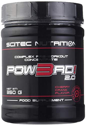 Scitec Nutrition Pow3rd! 2.0 fórmula pre entrenamiento Cereza 350 g