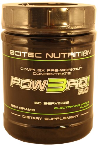 Scitec Nutrition Pow3rd! 2.0 fórmula pre entrenamiento Manzana 350 g