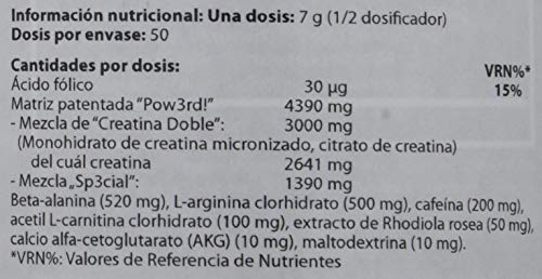 Scitec Nutrition Pow3rd! 2.0 fórmula pre entrenamiento Pera 350 gr