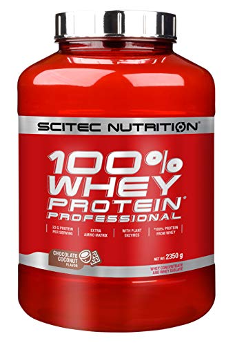 Scitec Nutrition Whey Protein Professional Proteína con Sabor de Chocolate Coco - 2350 g