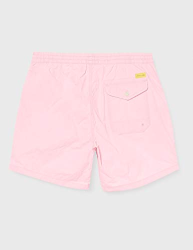 Scotch & Soda Mid-Length Bright Garment-dyed Swim Short Pantalones Cortos, Rosa (Hot Pink 1131), Medium para Hombre