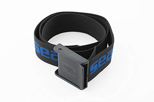 SEAC 0990002 Cinturón, Unisex Adulto, Negro Azul, L