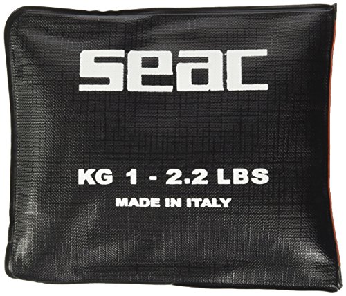 SEAC 1040002 Bolsa de Plomos de Diseño Italiano, Unisex Adulto, Negro, L