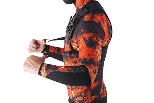 SEAC Weight Vest Chaleco para plomos, apnea y Snorkel, Adultos Unisex, Negro