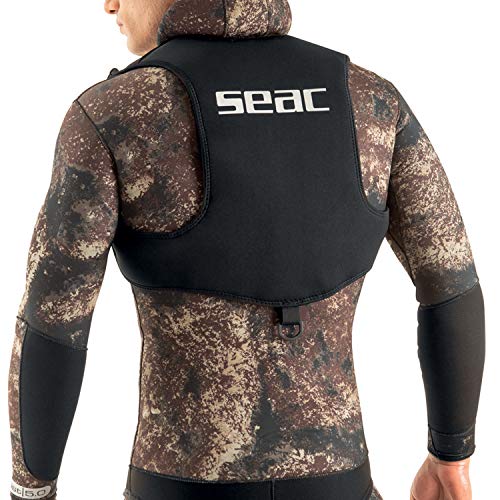 SEAC Weight Vest Chaleco para plomos, apnea y Snorkel, Adultos Unisex, Negro