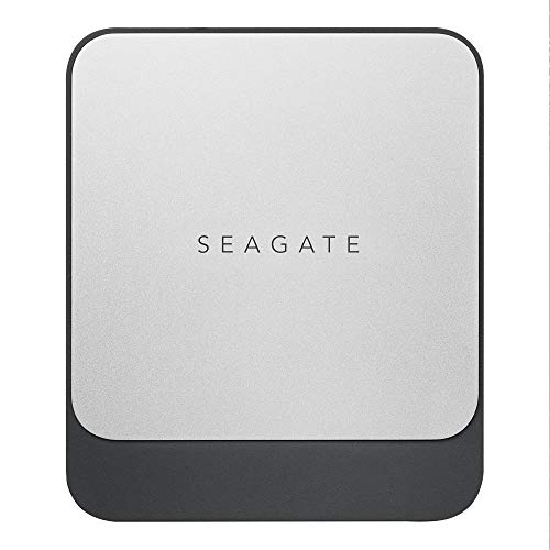 Seagate Fast SSD, 1 TB, Disco duro externo portátil SSD, USB-C, USB 3.0 para PC, ordenador portátil y Mac, 2 meses de suscripción a Adobe CC Photography (STCM100040)