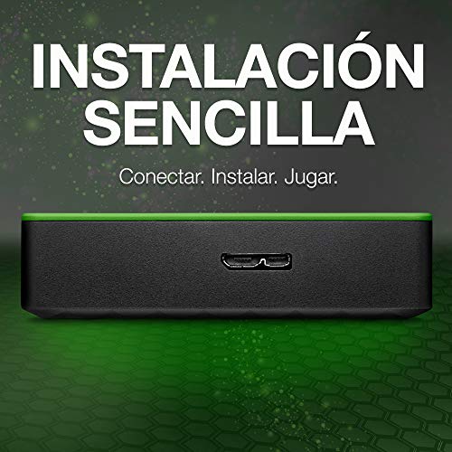 Seagate Game Drive para Xbox, 4 TB, Disco duro externo, HDD portátil, diseñado para Xbox One (STEA4000402)