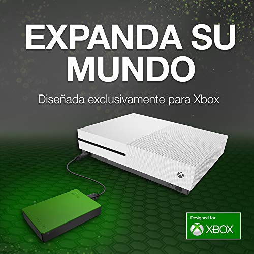 Seagate Game Drive para Xbox, 4 TB, Disco duro externo, HDD portátil, diseñado para Xbox One (STEA4000402)