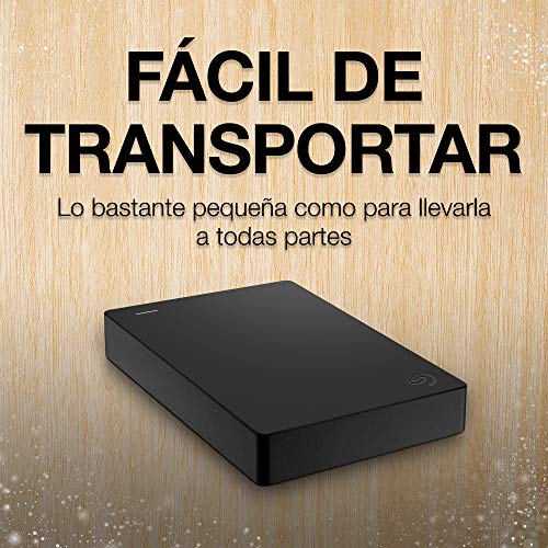 Seagate Portable, 5 TB, Disco duro externo, HDD, USB 3.0 para PC, ordenador portátil y Mac (STGX5000400)