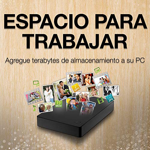 Seagate Portable, 5 TB, Disco duro externo, HDD, USB 3.0 para PC, ordenador portátil y Mac (STGX5000400)