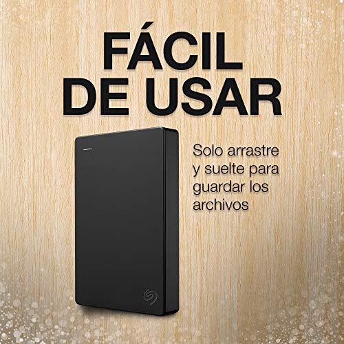 Seagate Portable, 5 TB, Disco duro externo, HDD, USB 3.0 para PC, ordenador portátil y Mac (STGX5000400)