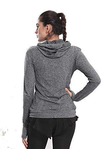 Selighting Chaqueta Deporte Mujer Running Tops Chicas Fitness Ropa Elástica de Secado Rápido Sudaderas Chaquetas Deportivas Yoga Running Gym