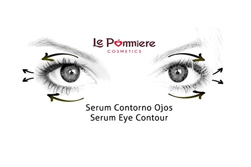 Serum contorno ojos 30ml con ácido hialurónico y colágeno. Crema Anti edad con pantenol vitamina B5 para una piel suave y tersa. Antiarrugas hidratante con Elastina, glicerina para Bolsas y ojeras