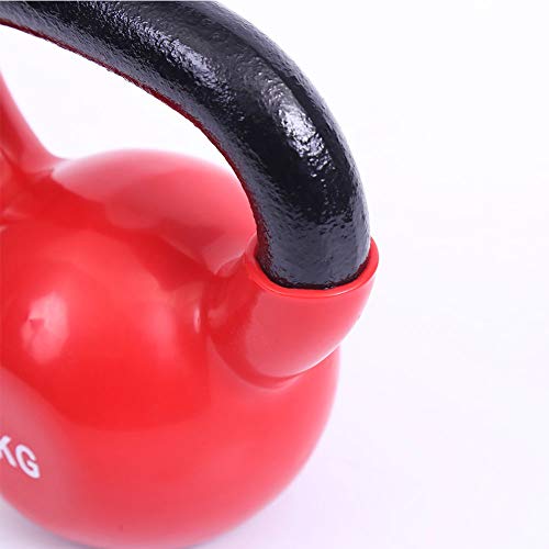 Set De Pesos De Kettlebell Recubierto De Vinilo,Ideal para Entrenamiento De Cuerpo Completo Y Entrenamiento De Fuerza One Piece 2kg