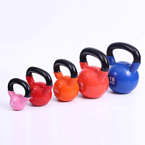 Set De Pesos De Kettlebell Recubierto De Vinilo,Ideal para Entrenamiento De Cuerpo Completo Y Entrenamiento De Fuerza One Piece 2kg