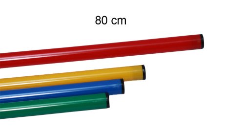 Set de Salto (3 Picas, 2 Bases para Picas de Caucho, 2 Clips) Color: Rojo