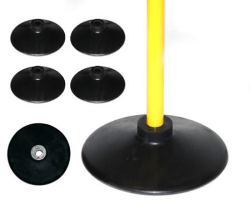 Set de salto VG120yc (3 picas, 2 bases de caucho, 2 clips de conexión) color amarillo