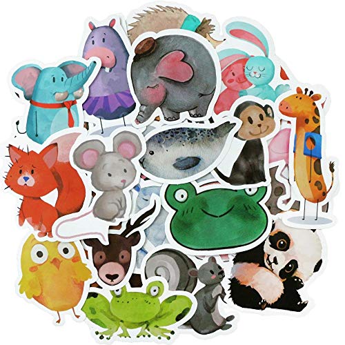 SetProducts  Top Pegatinas! Juego de 50 Pegatinas de Animales Vinilos - No Vulgares - Fashion, Estilo, Bomba - Personalización Portátil, Equipaje, Motocicleta, Bicicleta, Moto.