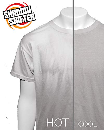 Shadow Shifter - Camiseta unisex que cambia de color, sensible al calor, cambio de color - Gris - 3X-Large