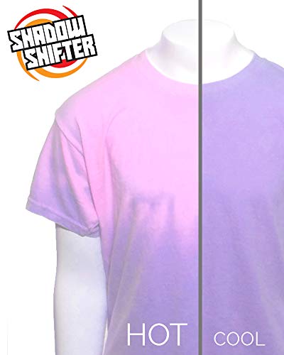 Shadow Shifter - Camiseta unisex que cambia de color, sensible al calor, cambio de color - Morado - XX-Large