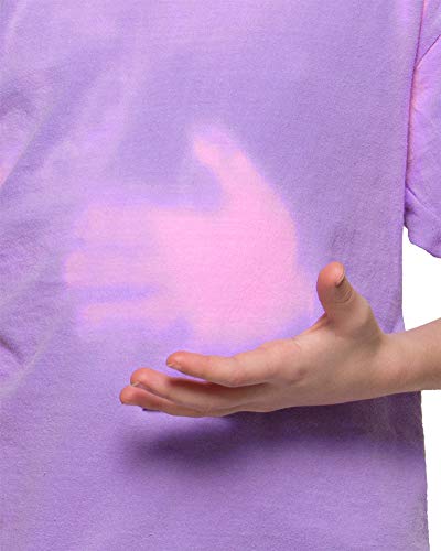 Shadow Shifter - Camiseta unisex que cambia de color, sensible al calor, cambio de color - Morado - XX-Large