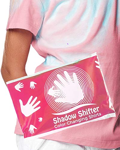 Shadow Shifter NIÑOS Unisex Color Cambio Camiseta Sensible al Calor (Youth Medium, Bright Pink)