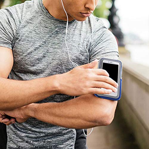 Shangjunol Bolsillos Correr Pantalla táctil de Ciclo del Brazo móvil de la Venda Soporte para teléfono Brazo de los Deportes Bolsa de Gimnasia de la Aptitud