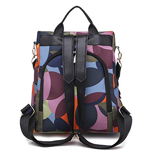 shepretty Mochila Oxford antirrobo Impermeable para Mujer, AL911 Colorear