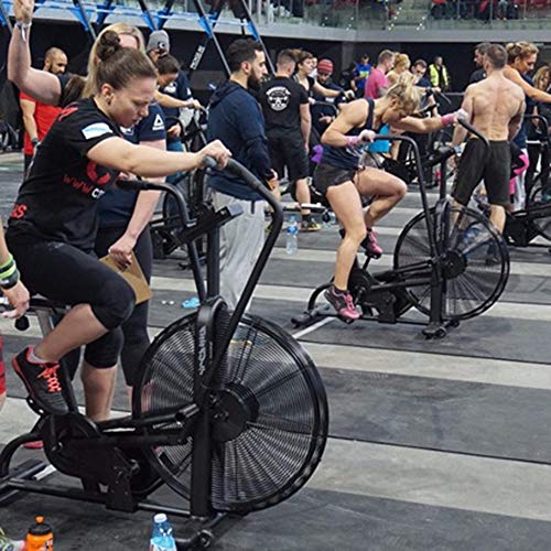 Shhjjyp Bicicleta De Ejercicio Air Assault Cardio Machine Fitness Cycle Heavy Duty Commercial Bike Full Body Gym Cross