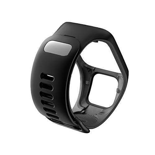 Shieranlee Watchband para Tomtom Watch, Silicone Waterproof Breathable Correa de Repuesto de Silicona de para Tomtom Runner 2/ Runner 3/ Spark/Golfer 2 Sports GPS Running Smartwatch