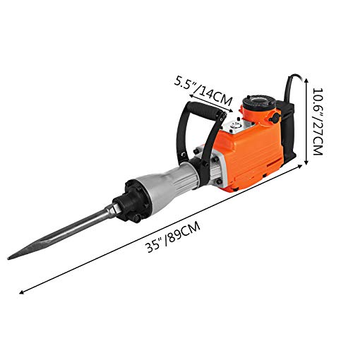 SHIJING 2200W Martillo trituradora de hormigón de Alta Resistencia 1400 demolición Martillo perforador